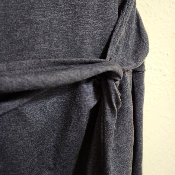 Patagonia Heather Blue Wrap Midi Dress NENA Size Medium - Picture 5 of 5